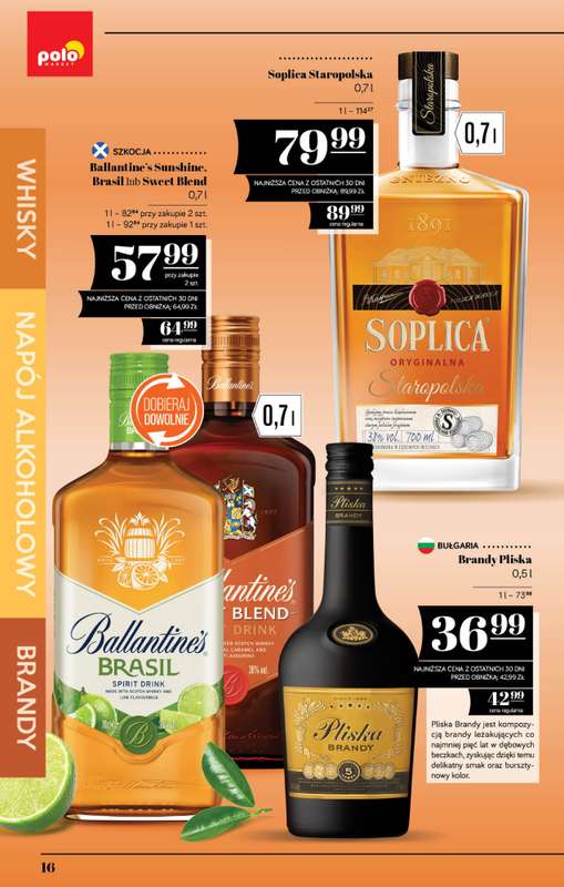POLOmarket - gazetka promocyjna Katalog alkoholi  do środy 20.05 - strona 16