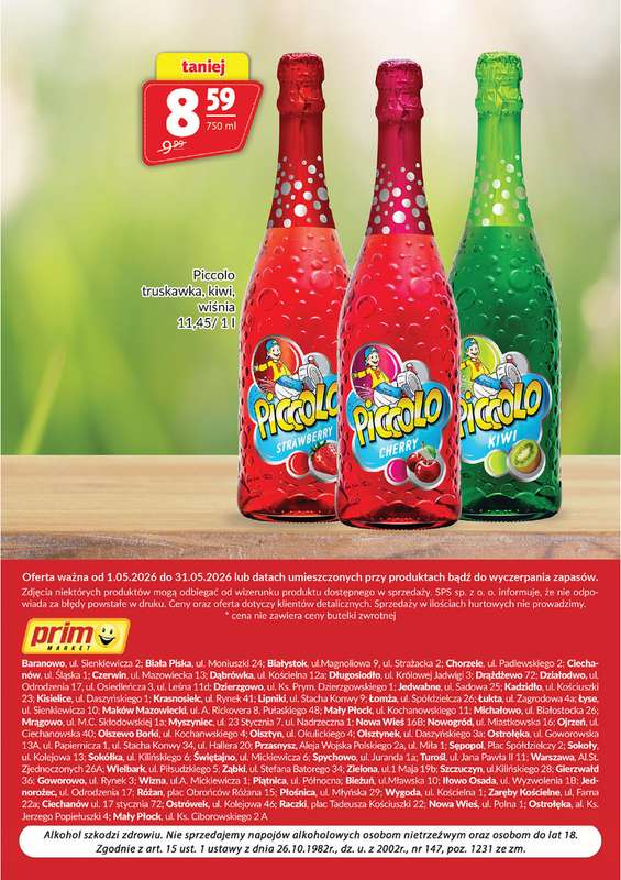 Prim Market - gazetka promocyjna Gazetka alkoholowa  do niedzieli 31.05 - strona 12