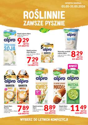 Makro - gazetka promocyjna Ulotka Alpro od wtorku 05.05 do niedzieli 31.05