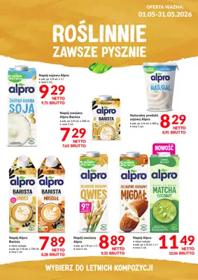 Makro - gazetka promocyjna Ulotka Alpro od wtorku 05.05 do niedzieli 31.05