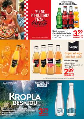 Makro - gazetka promocyjna Ulotka Coca-Cola od wtorku 05.05 do niedzieli 31.05