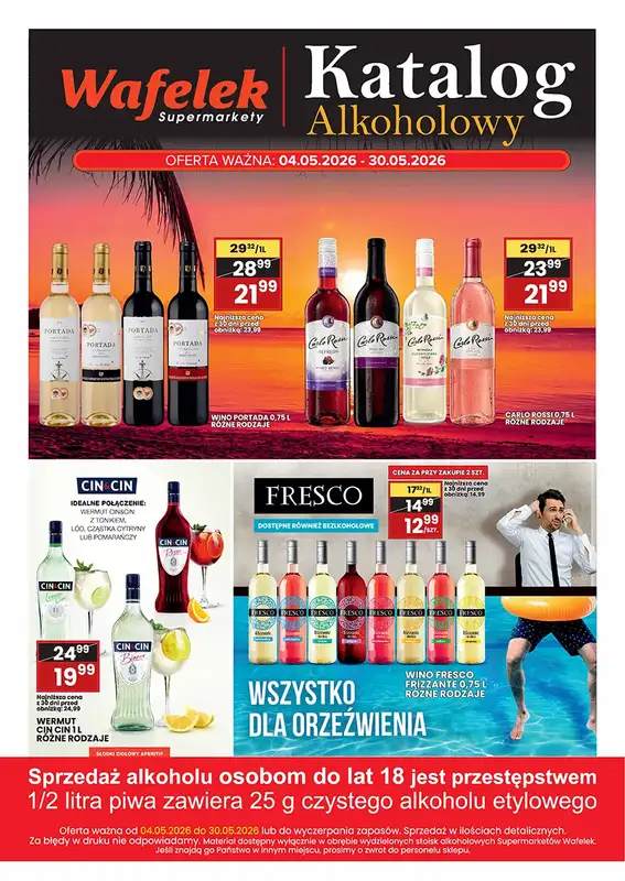 Wafelek - gazetka promocyjna Katalog alkoholowy od poniedziałku 04.05 do soboty 30.05 - strona 4