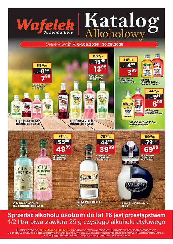 Wafelek - gazetka promocyjna Katalog alkoholowy od poniedziałku 04.05 do soboty 30.05 - strona 2