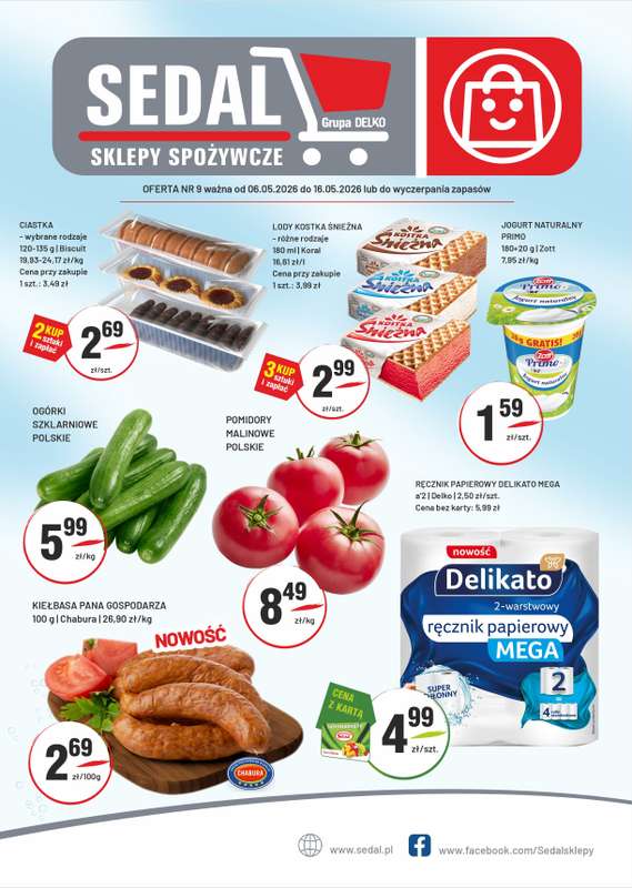 Sedal - gazetka promocyjna Gazetka od środy 06.05 do soboty 16.05