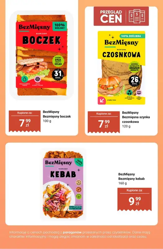 Biedronka - gazetka promocyjna Produkty WEGE - przegląd cen   - strona 3