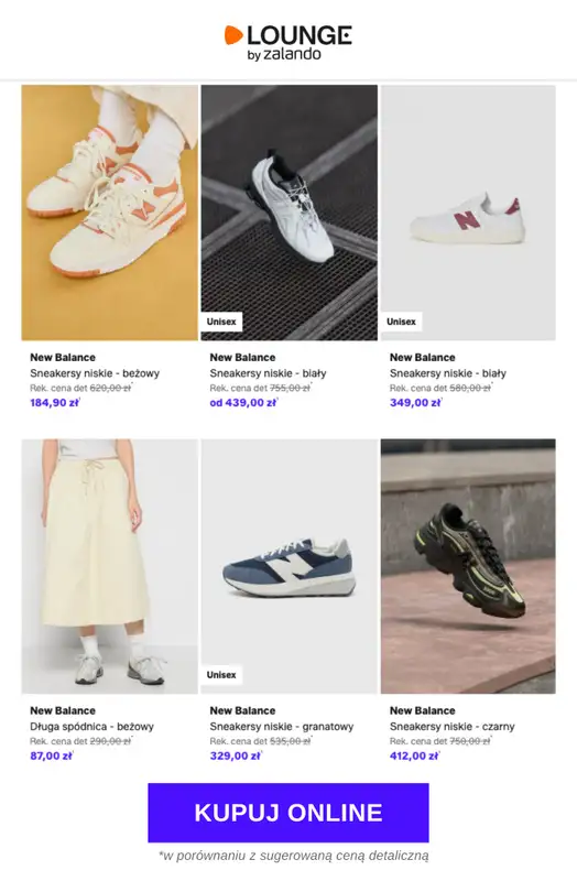 Lounge by Zalando - gazetka promocyjna Specjalne okazje:  New Balance - Sport od wtorku 05.05 do piątku 08.05 - strona 6
