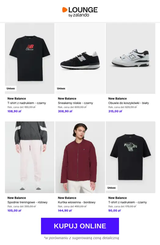 Lounge by Zalando - gazetka promocyjna Specjalne okazje:  New Balance - Sport od wtorku 05.05 do piątku 08.05 - strona 9