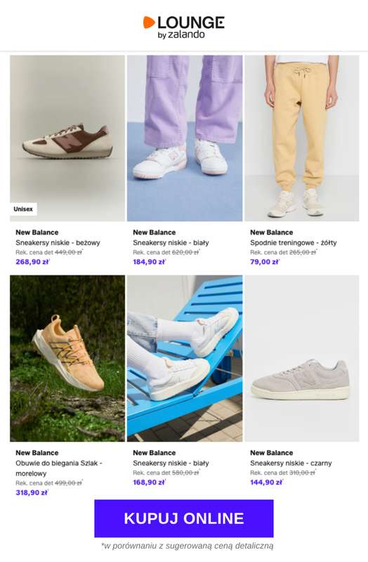 Lounge by Zalando - gazetka promocyjna Specjalne okazje:  New Balance - Sport od wtorku 05.05 do piątku 08.05 - strona 2