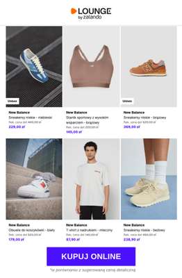 New Balance Stanik sportowy z wysokim wsparciem - brązowy