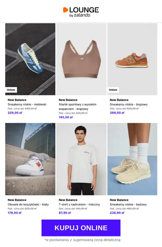 Lounge by Zalando - gazetka promocyjna Specjalne okazje:  New Balance - Sport od wtorku 05.05 do piątku 08.05 - strona 10