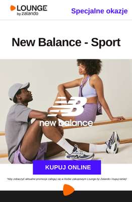 Lounge by Zalando - gazetka promocyjna Specjalne okazje:  New Balance - Sport od wtorku 05.05 do piątku 08.05