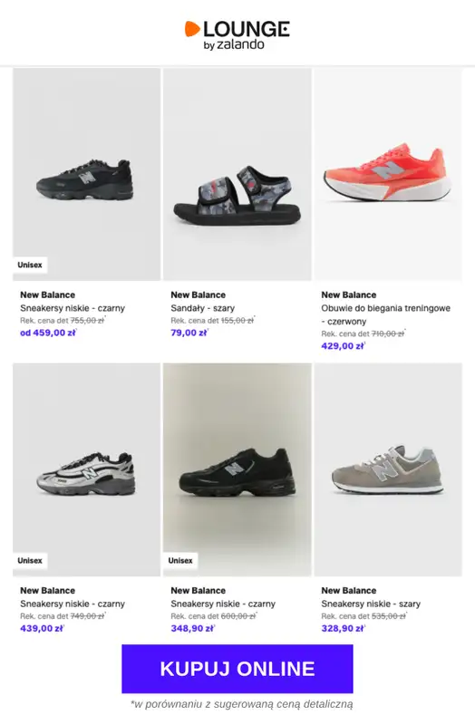 Lounge by Zalando - gazetka promocyjna Specjalne okazje:  New Balance - Sport od wtorku 05.05 do piątku 08.05 - strona 3