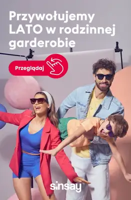 Sinsay - gazetka promocyjna Lato w rodzinnej garderobie! od wtorku 05.05 