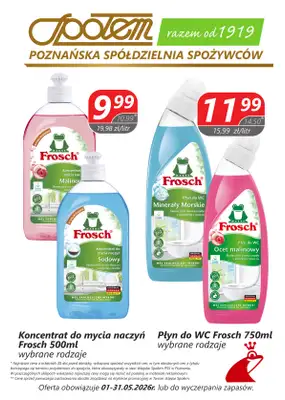 Społem - Blisko i Korzystnie - gazetka promocyjna Plakaty promocyjne PSS Poznań od wtorku 05.05 do niedzieli 31.05 - strona 8