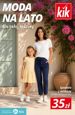 KiK - gazetka promocyjna Moda na lato dla całej rodziny! od wtorku 05.05 