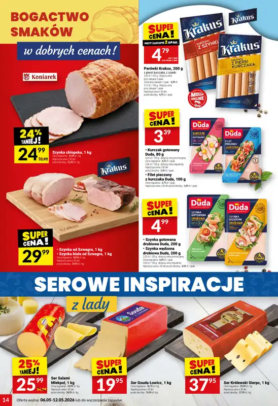 Twój Market - gazetka promocyjna Gazetka od środy 06.05 do wtorku 12.05 - strona 14