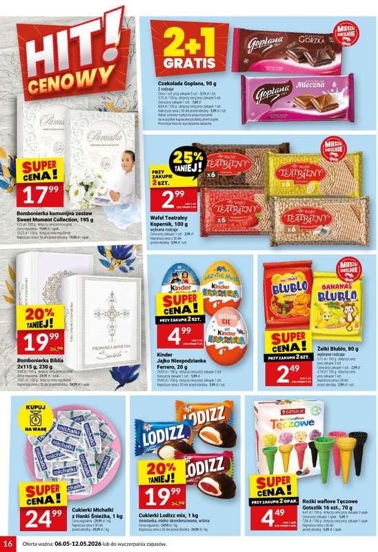 Twój Market - gazetka promocyjna Gazetka od środy 06.05 do wtorku 12.05 - strona 16