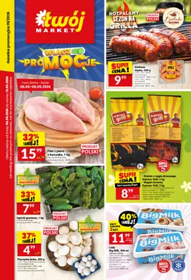 Twój Market - gazetka promocyjna Gazetka od środy 06.05 do wtorku 12.05