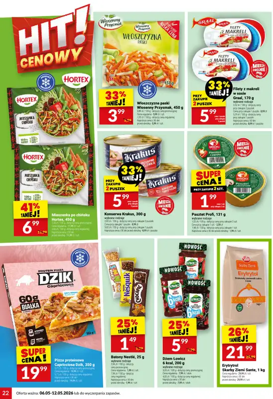 Twój Market - gazetka promocyjna Gazetka od środy 06.05 do wtorku 12.05 - strona 22