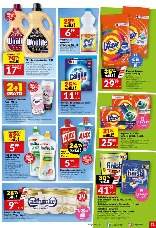 Twój Market - gazetka promocyjna Gazetka od środy 06.05 do wtorku 12.05 - strona 31
