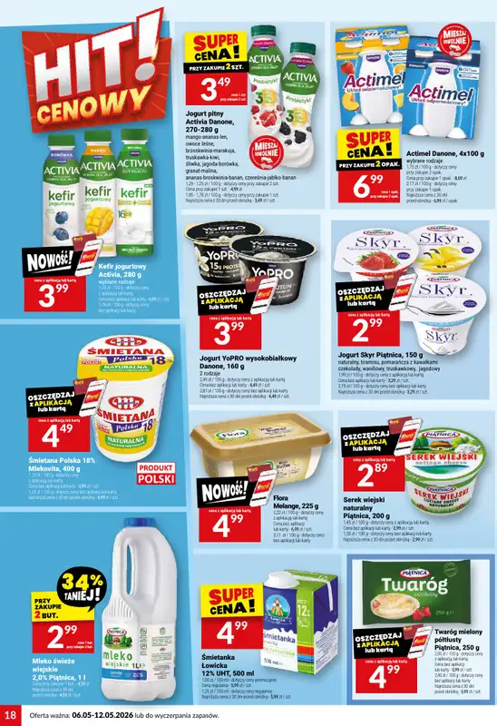 Twój Market - gazetka promocyjna Gazetka od środy 06.05 do wtorku 12.05 - strona 18