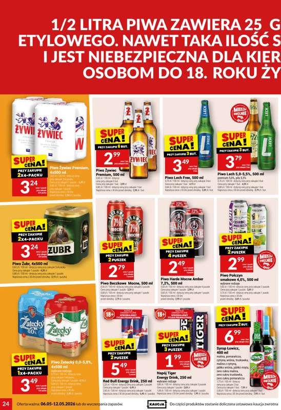 Twój Market - gazetka promocyjna Gazetka od środy 06.05 do wtorku 12.05 - strona 24
