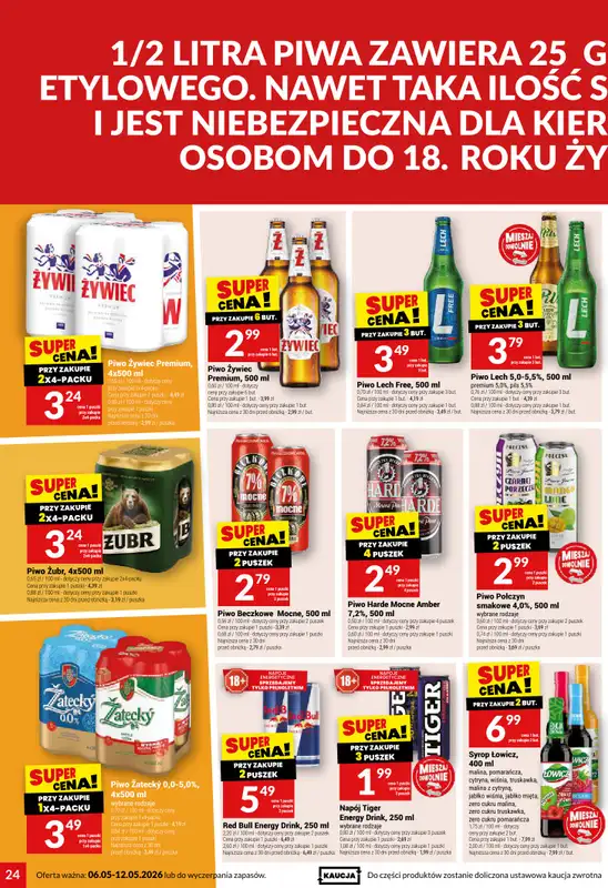 Twój Market - gazetka promocyjna Gazetka od środy 06.05 do wtorku 12.05 - strona 24