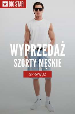 BIG STAR - gazetka promocyjna Wyprzedaż: szorty męskie od wtorku 05.05 