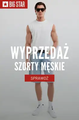 BIG STAR - gazetka promocyjna Wyprzedaż: szorty męskie od wtorku 05.05 