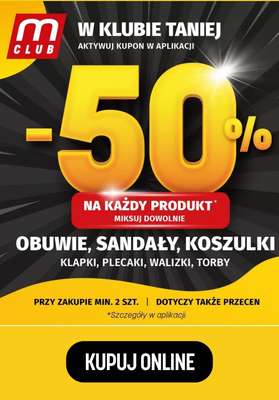 Martes Sport - gazetka promocyjna -50% na wybrane produkty przy zakupie min. 2 szt. od wtorku 05.05 