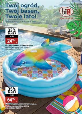 bi1 - gazetka promocyjna Katalog Ełk | Twój ogród, Twój basen, Twoje lato od środy 06.05 do wtorku 19.05