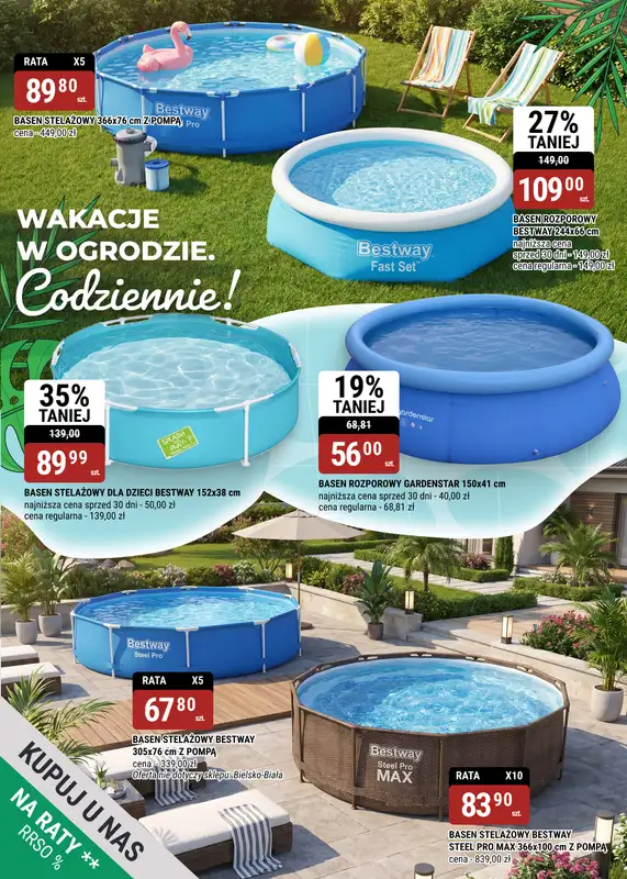 bi1 - gazetka promocyjna Katalog Legnica | Twój ogród, Twój basen, Twoje lato od środy 06.05 do wtorku 19.05 - strona 6