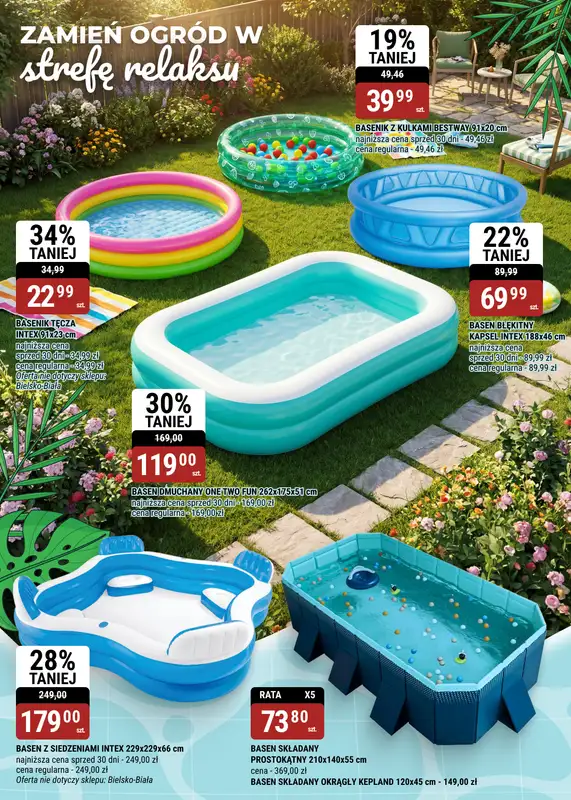 bi1 - gazetka promocyjna Katalog Wałbrzych | Twój ogród, Twój basen, Twoje lato od środy 06.05 do wtorku 19.05 - strona 5