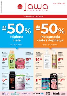 Drogerie Jawa - gazetka promocyjna Gazetka od wtorku 05.05 do czwartku 04.06