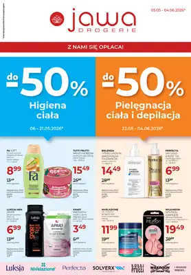 Drogerie Jawa - gazetka promocyjna Gazetka od wtorku 05.05 do czwartku 04.06