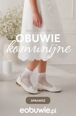 eobuwie.pl - gazetka promocyjna Obuwie komunijne dla dziewczynek od wtorku 05.05 