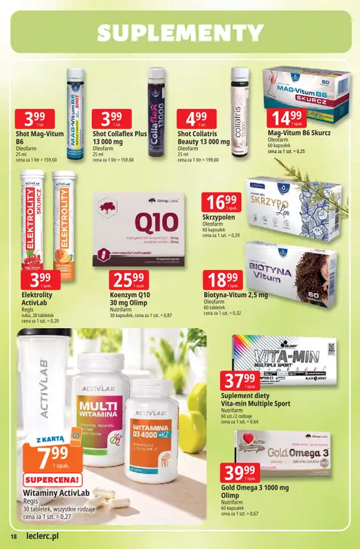 Leclerc - gazetka promocyjna Oferta E.Leclerc od wtorku 05.05 do soboty 16.05 - strona 18