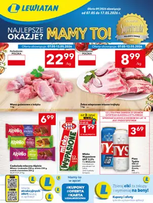 LEWIATAN - gazetka promocyjna Mamy TO w Lewiatanie – woj. świętokrzyskie od czwartku 07.05 do niedzieli 17.05