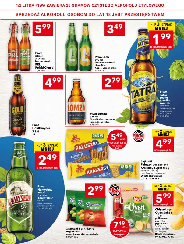 LEWIATAN - gazetka promocyjna Mamy TO w Lewiatanie – woj. świętokrzyskie od czwartku 07.05 do niedzieli 17.05 - strona 13