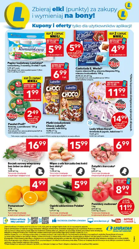 LEWIATAN - gazetka promocyjna Mamy TO w Lewiatanie – Kujawy od czwartku 07.05 do środy 13.05 - strona 8