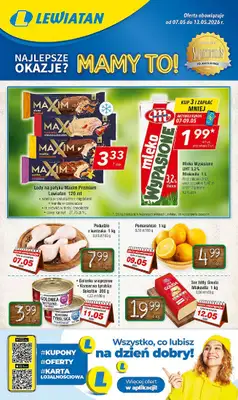 LEWIATAN - gazetka promocyjna Mamy TO w Lewiatanie – woj. małopolskie od czwartku 07.05 do środy 13.05