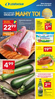 LEWIATAN - gazetka promocyjna Mamy TO w Lewiatanie – woj. mazowieckie od czwartku 07.05 do środy 13.05