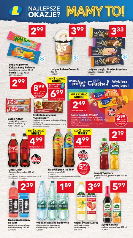 LEWIATAN - gazetka promocyjna Mamy TO w Lewiatanie – woj. mazowieckie od czwartku 07.05 do środy 13.05 - strona 6