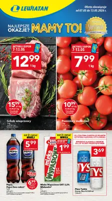 LEWIATAN - gazetka promocyjna Mamy TO w Lewiatanie – woj. podkarpackie od czwartku 07.05 do środy 13.05