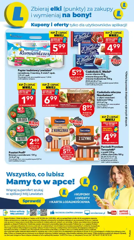 LEWIATAN - gazetka promocyjna Mamy TO w Lewiatanie – woj. podlaskie od czwartku 07.05 do środy 13.05 - strona 8