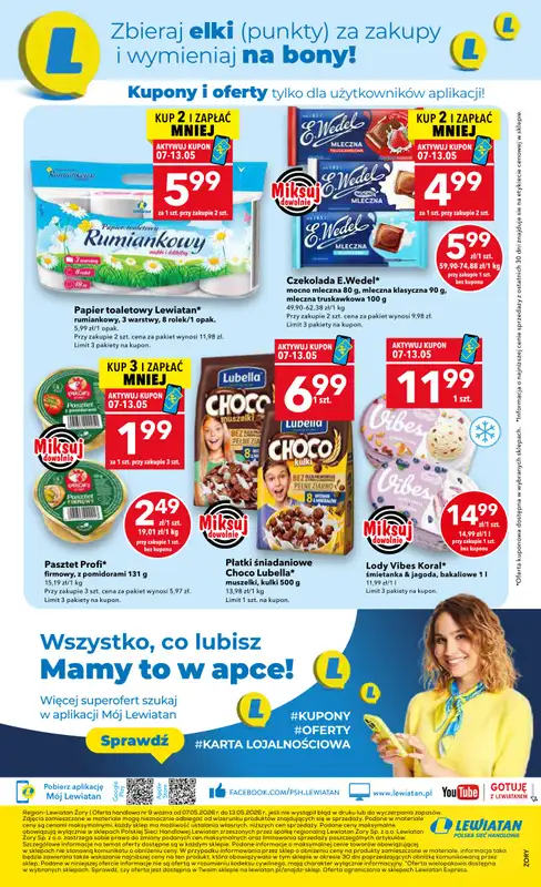 LEWIATAN - gazetka promocyjna Mamy TO w Lewiatanie – Żory od czwartku 07.05 do środy 13.05 - strona 12