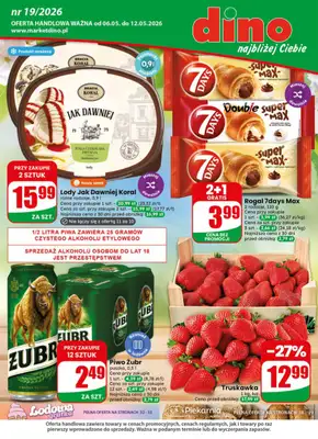 Dino - gazetka promocyjna Gazetka 19 / 2026 od środy 06.05 do wtorku 12.05
