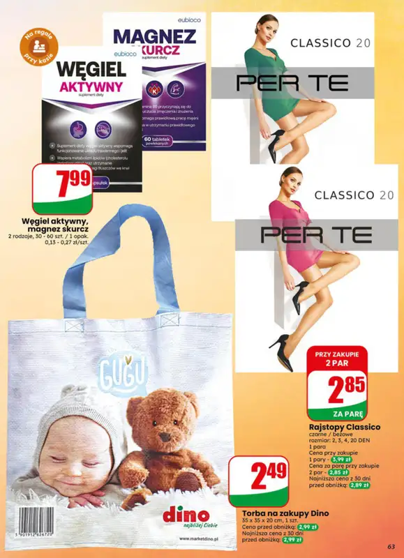 Dino - gazetka promocyjna Gazetka 19 / 2026 od środy 06.05 do wtorku 12.05 - strona 63