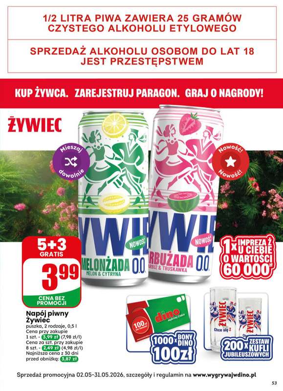Dino - gazetka promocyjna Gazetka 19 / 2026 od środy 06.05 do wtorku 12.05 - strona 53