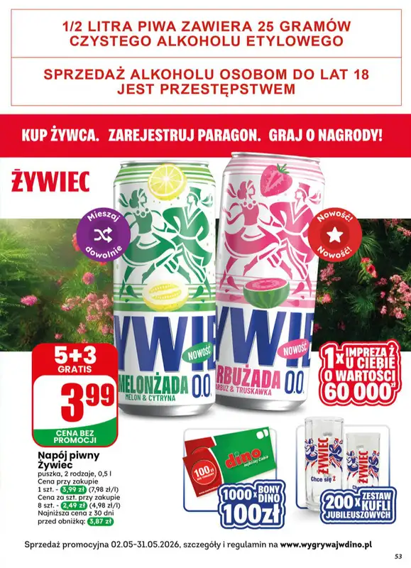 Dino - gazetka promocyjna Gazetka 19 / 2026 od środy 06.05 do wtorku 12.05 - strona 53